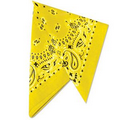 Yellow 22" Bandannas (12 Pack)